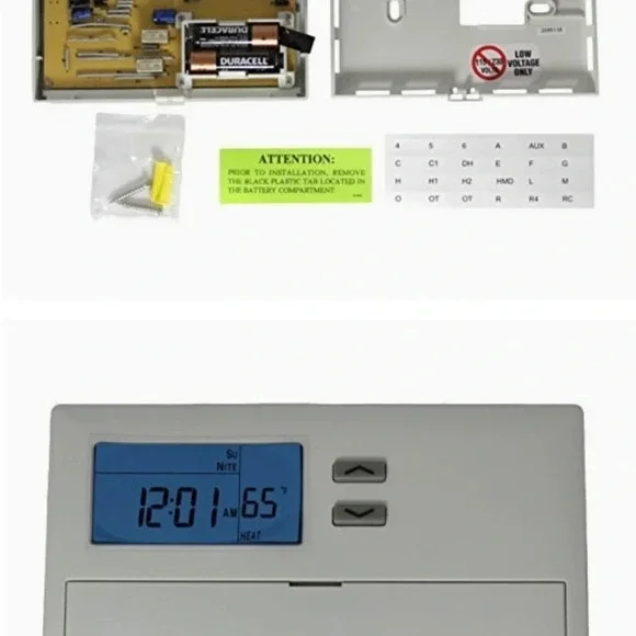 LuxPro Electronic Programmable  Thermostat BNIB - Picture 4 of 6